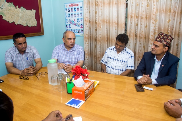 CIEDP team at INSEC Central Office on 16th May 2019