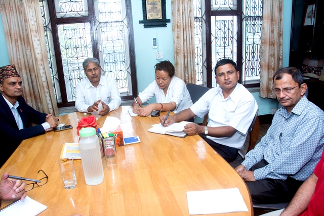 CIEDP team at INSEC Central Office on 16th May 2019
