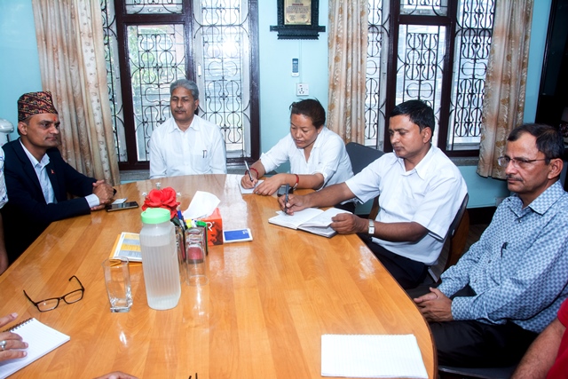 CIEDP team at INSEC Central Office on 16th May 2019