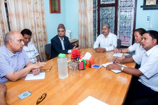 CIEDP team at INSEC Central Office on 16th May 2019