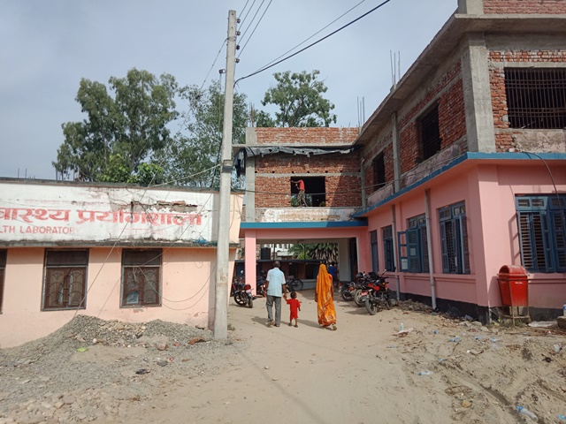 राजविराजस्थित गजेन्द्रनारायण सिंह अस्पतालको प्रयोगशाला ।