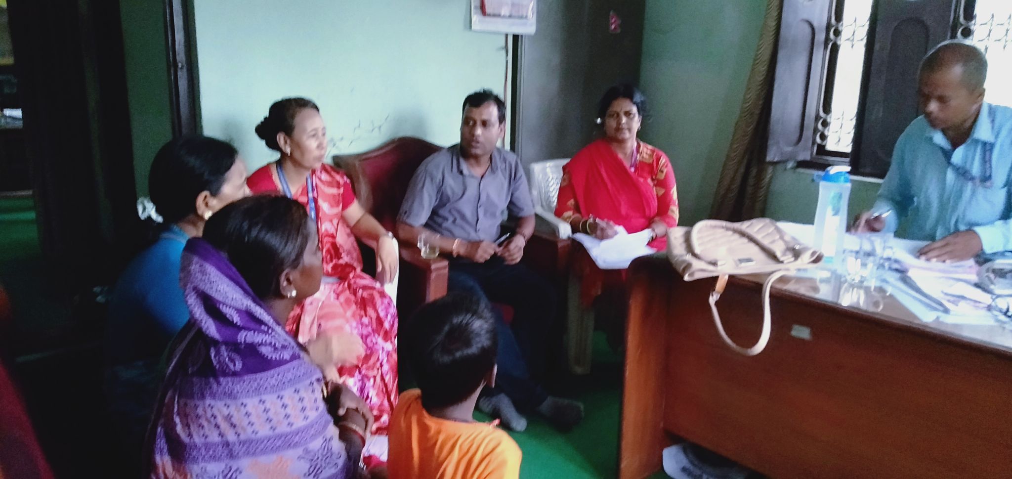 HRDs and victim meeting photo