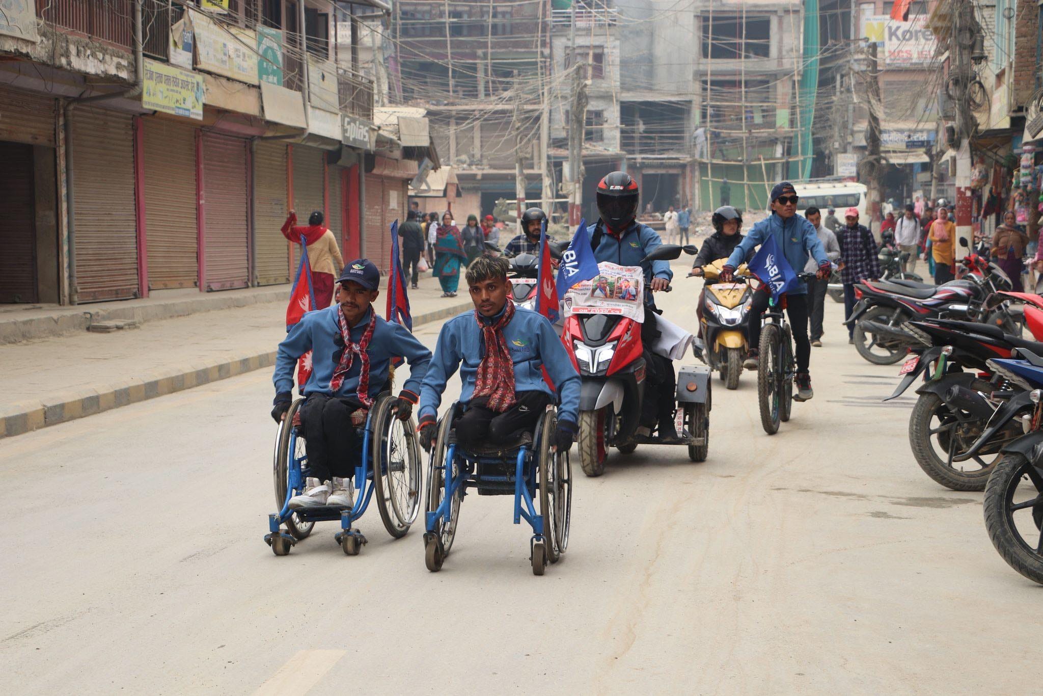 wheelchair yatra.2 080-12-9 tanahun